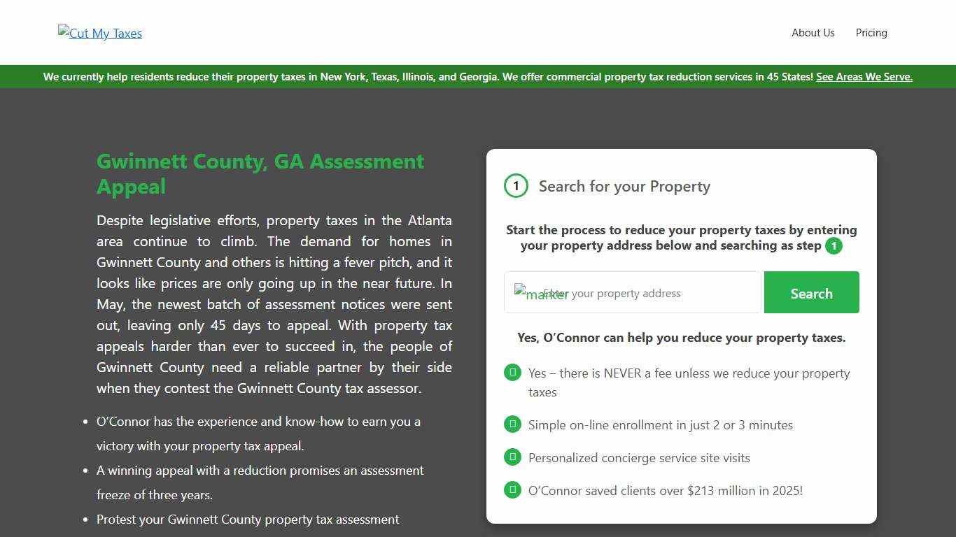 Gwinnett County Property Tax & Assessor Appeal Experts