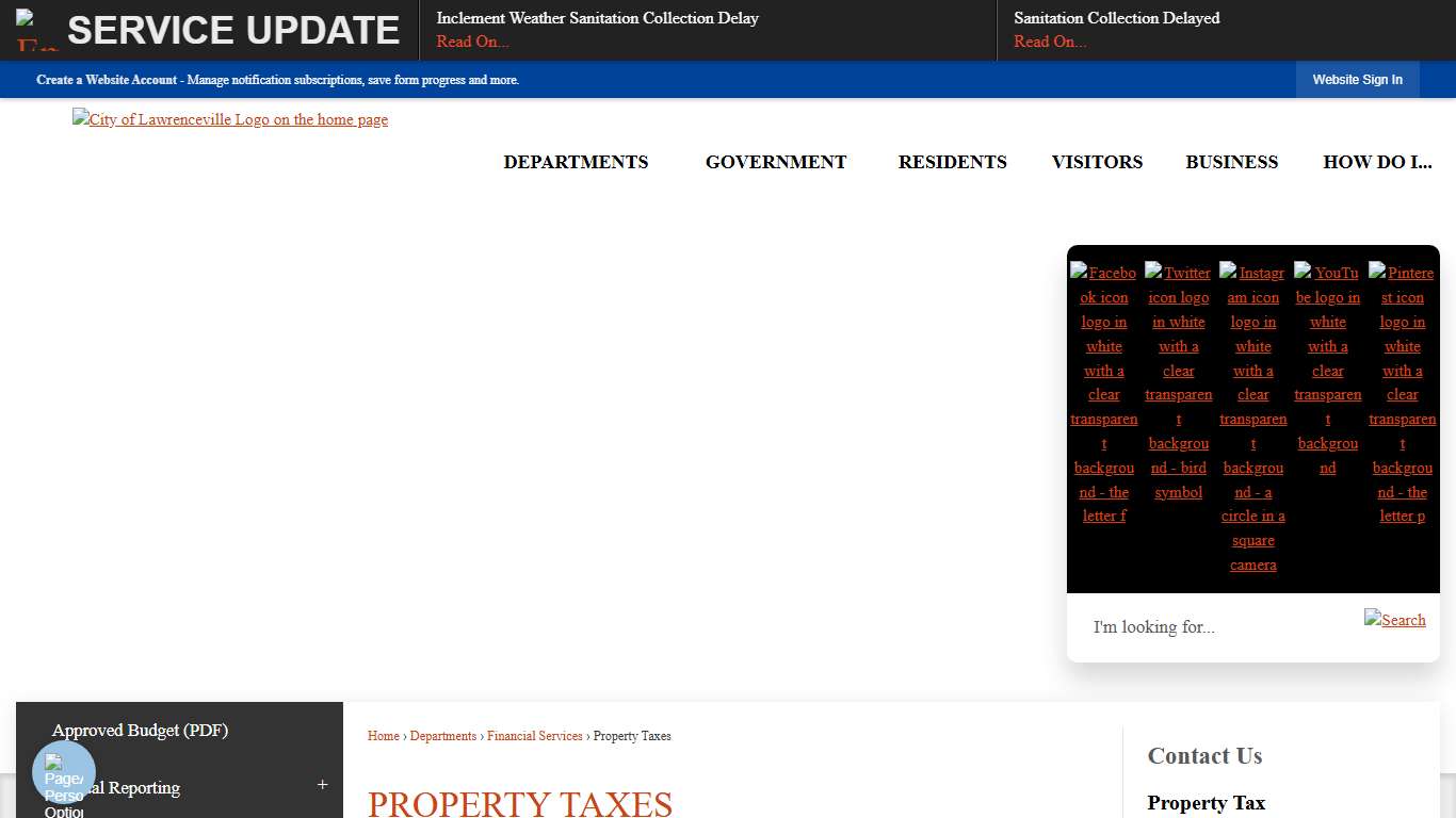 Property Taxes Lawrenceville, GA